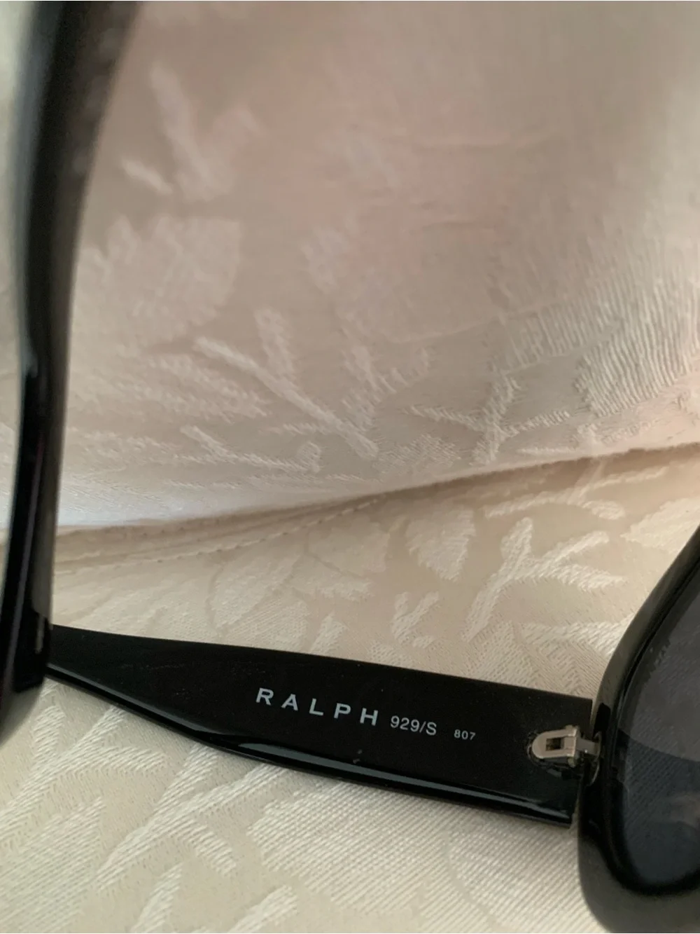 Ralph Lauren Black Oval Women’s Sunglasses